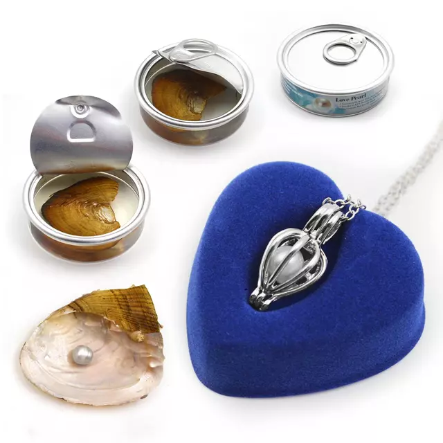 Love Pearl Necklace Gift Box Freshwater Pearl Jewelry